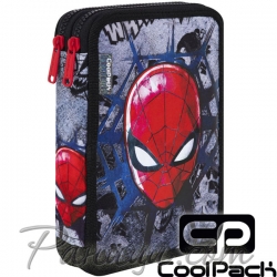 Cool pack Jumper XL Пълен несесер с два ципа Spiderman Black B77303 Cool pack Jumper XL Пълен несесер с два ципа Spiderman Black B77303